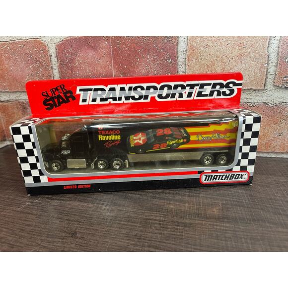 Super Star Transporters 1992 Davey Allison Texaco Havoline Racing Matchbox - Picture 1 of 3